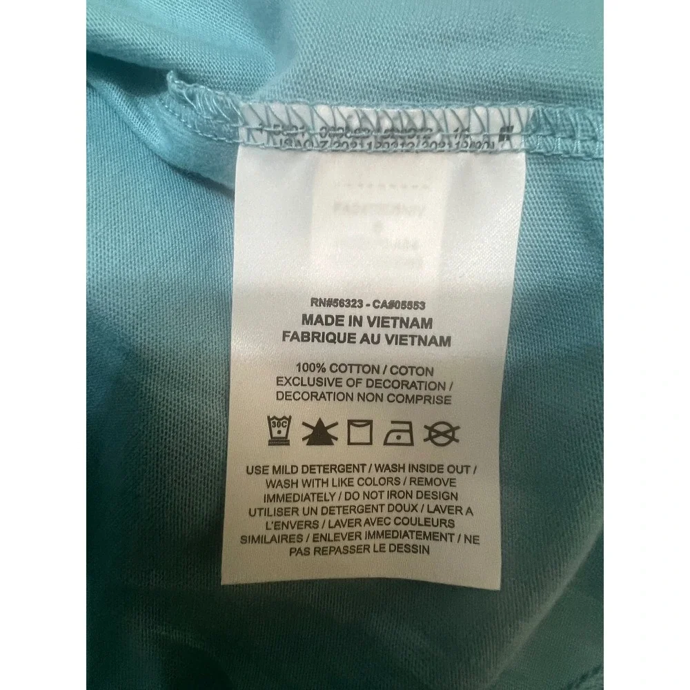 Nike Graphic T-Shirt Mens S Blue New Embrace Victory HQ2579-464 Winged Graphic